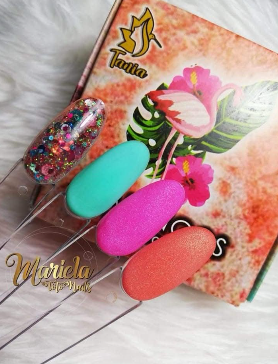 COLECCION ACRILICOS FLAMINGOS TANIA